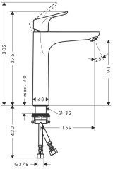 Hansgrohe Focus Krom #3