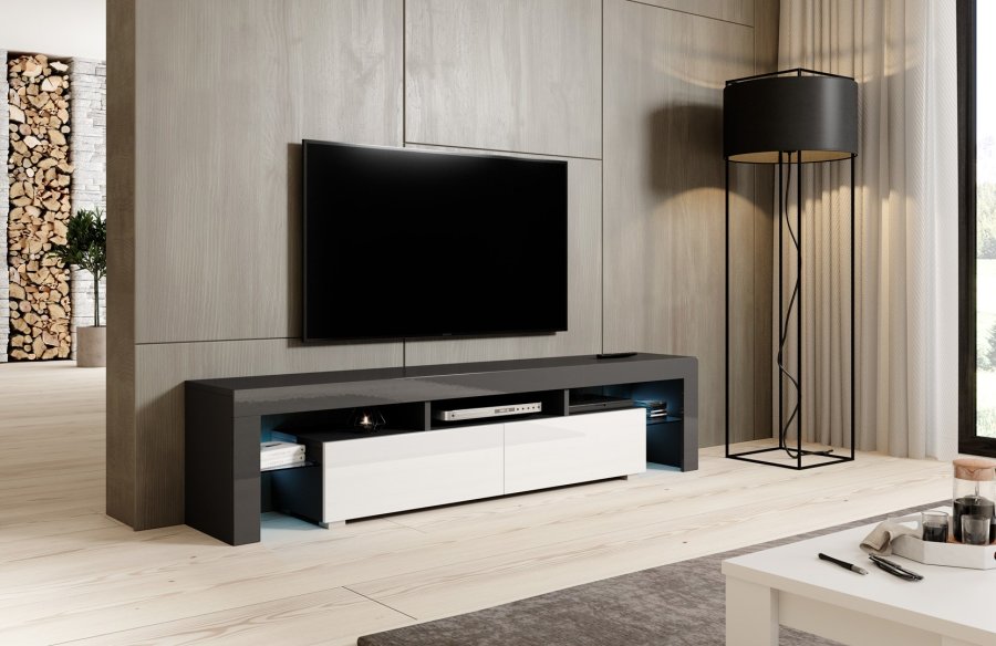 Cama TORO200 SZ/BI TV stativ & underholdningscenter 2 hylder #4