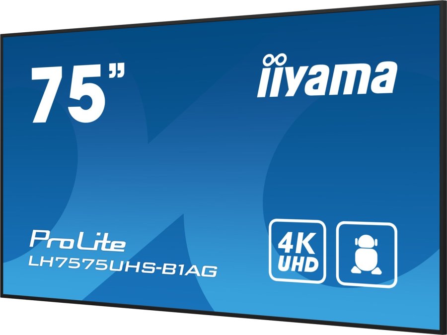 iiyama LH7575UHS-B1AG skilte display Digital fladpaneldisplay 190,5 cm (75