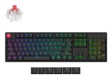 Keychron K10 QMK V2 tastatur Universel USB + RF Wireless + Bluetooth QWERTY Engelsk Sort #1