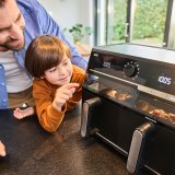 Braun TwinCook 5 Dobbelt 10 L Enkeltst�ende 2800 W Varmluftsteger Sort #5