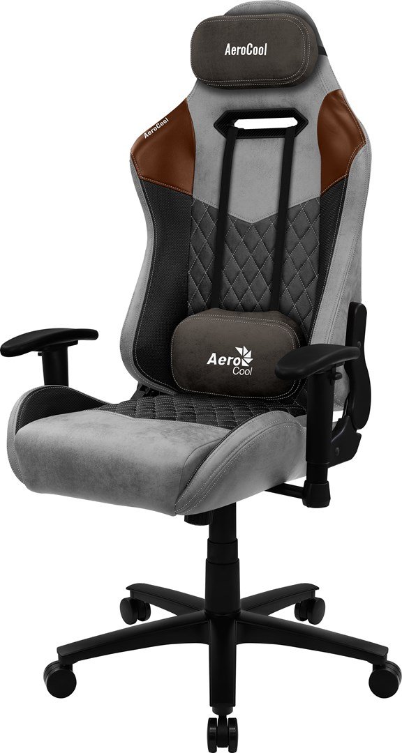 Aerocool DUKE AeroSuede Universal gamingstol Sort, Brun, Gr #3