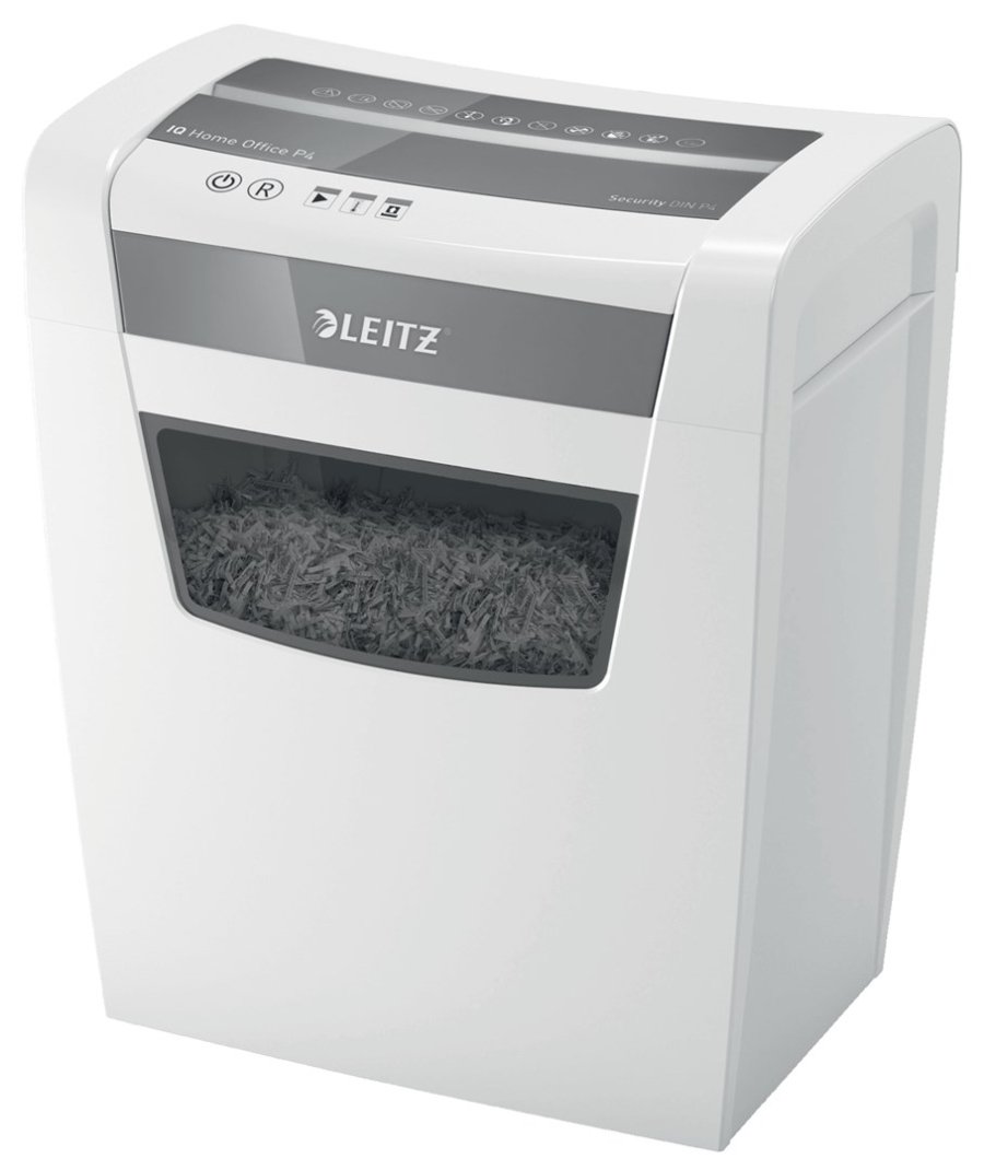 Leitz IQ Home Office P-4 papirmakulator Delvist makulering 22 cm Hvid #1