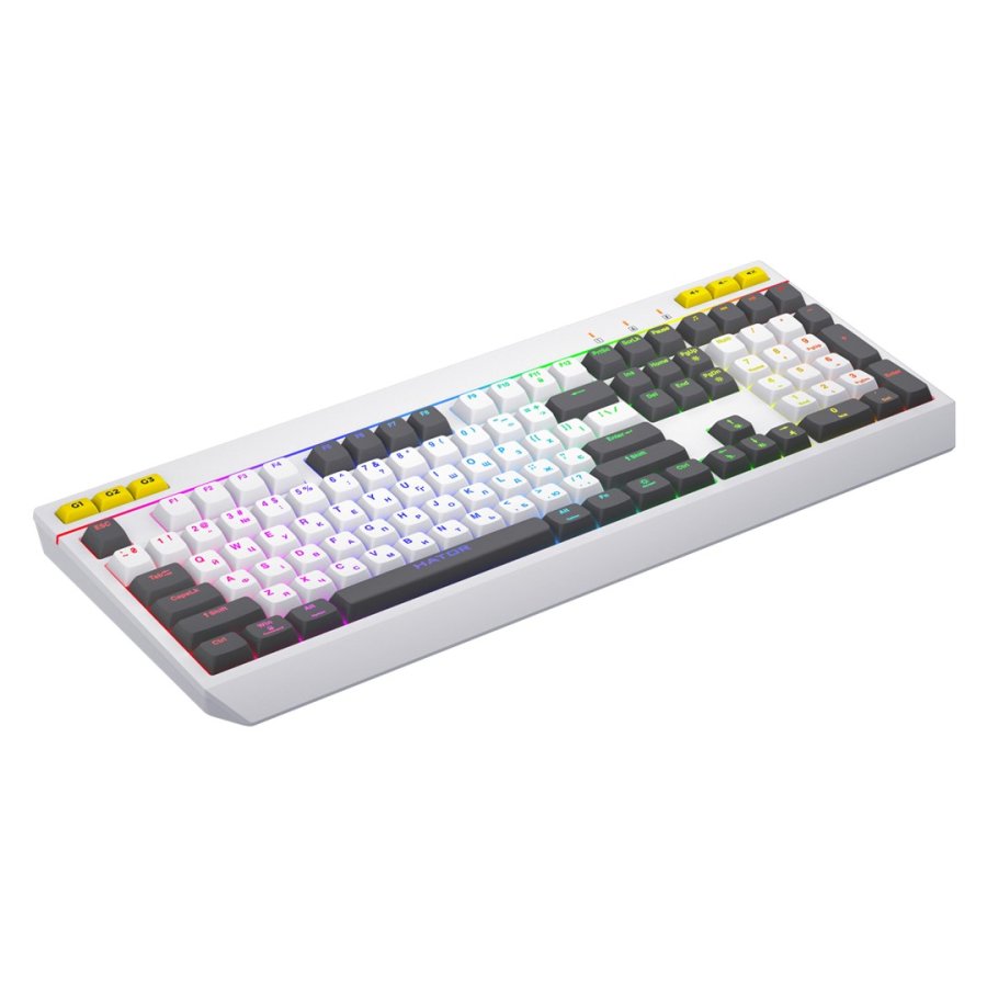 HATOR Icefall tastatur Spil USB QWERTY US engelsk Hvid #4