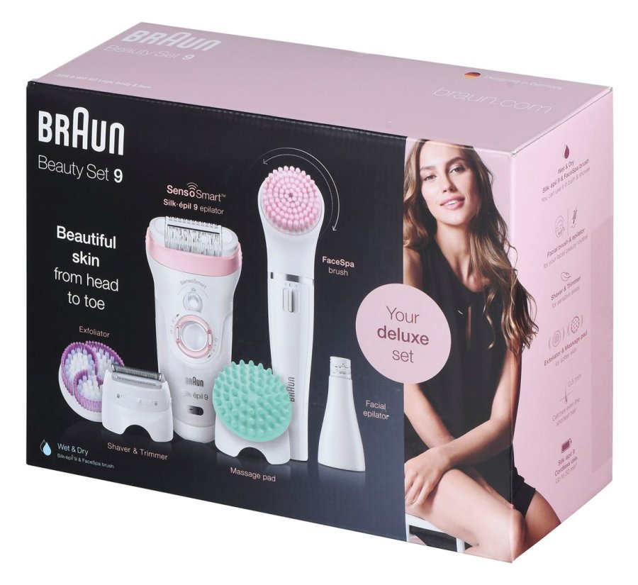Braun Silk-pil 9 81683683 hrfjerner 40 pincetter Hvid, Lyserd #33