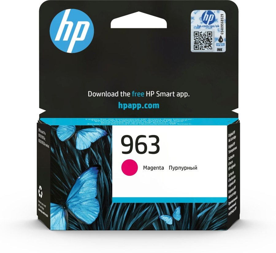 HP 963 Original Ink-blkpatron, magenta #1