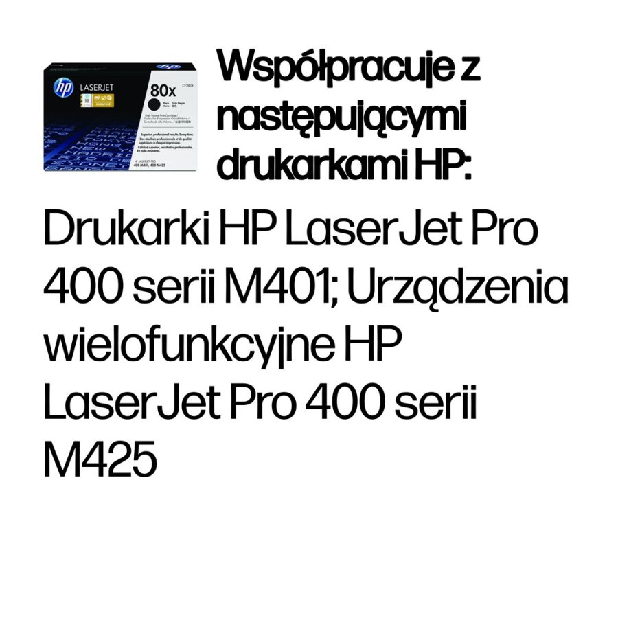 HP Original 80X LaserJet-tonerpatron med hj kapacitet, sort #3