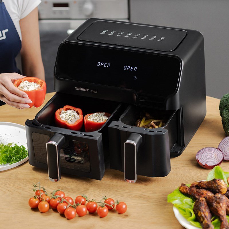Zelmer ZAF9000 Air Fryer 5,5 l + 3,5 l 2700 W sort #13