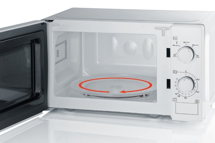 Mikrovgsugn 700W 20 liter MW7770 Vit Mekanisk #2