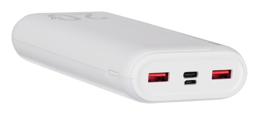 SILICON POWER QS15 Powerbank Eksternt batteri 20000 mAh 2x USB QC 3.0 1x USB-C PD (SP20KMAPBKQS150W) Hvid #4
