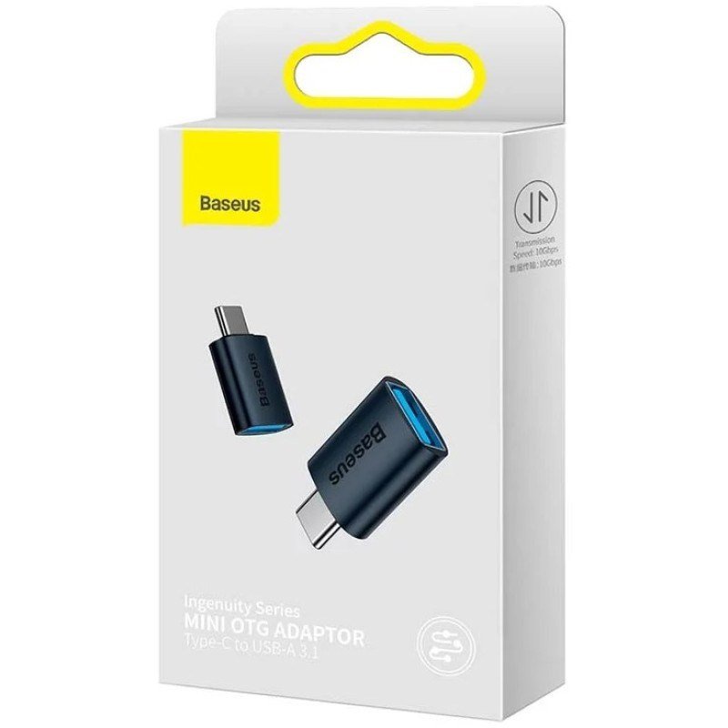 Baseus Ingenuity Series adapter fra USB-C til USB-A 10 Gb/s, sort #4