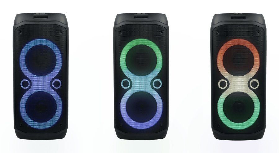 Brbare Bluetooth-hjttalere Muse Sort 600 W #4