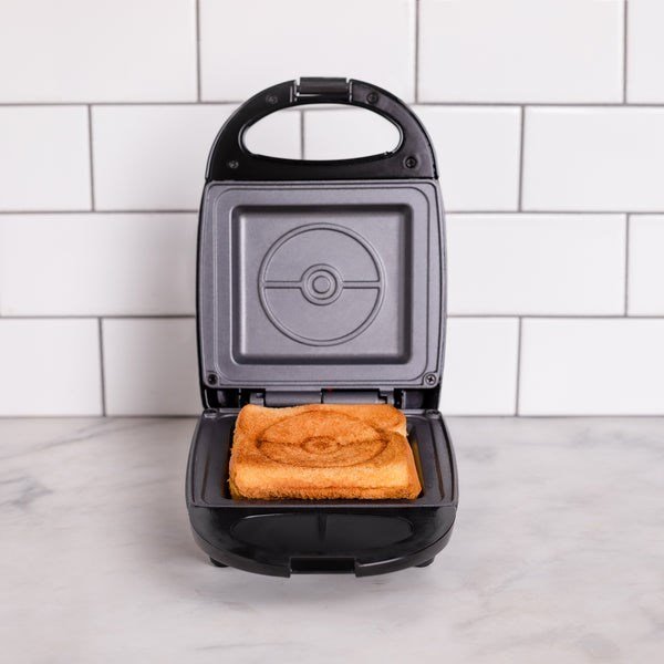 Uncanny Brands Pok�mon Pok� Ball sandwichtoaster Sort, R�d, Hvid #8