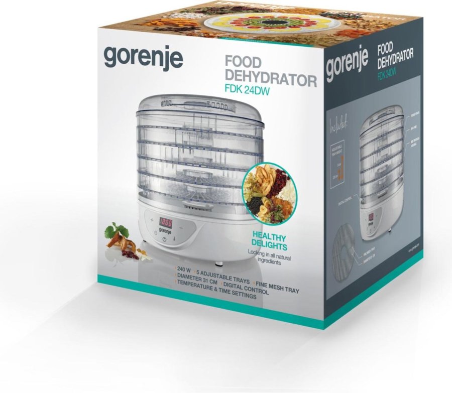 Gorenje FDK 24 DW Transparent, Hvid 240 W #4