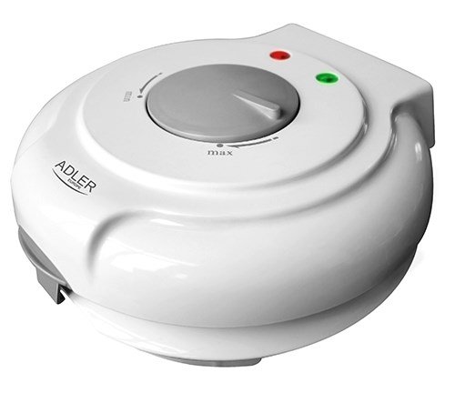 Adler AD 3038 vaffeljern 1 vaffel/vafler 1500 W Gr, Hvid #1