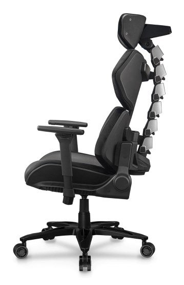COUGAR Terminator Elite PC gamingstol Polstret s�de Sort, S�lv #6