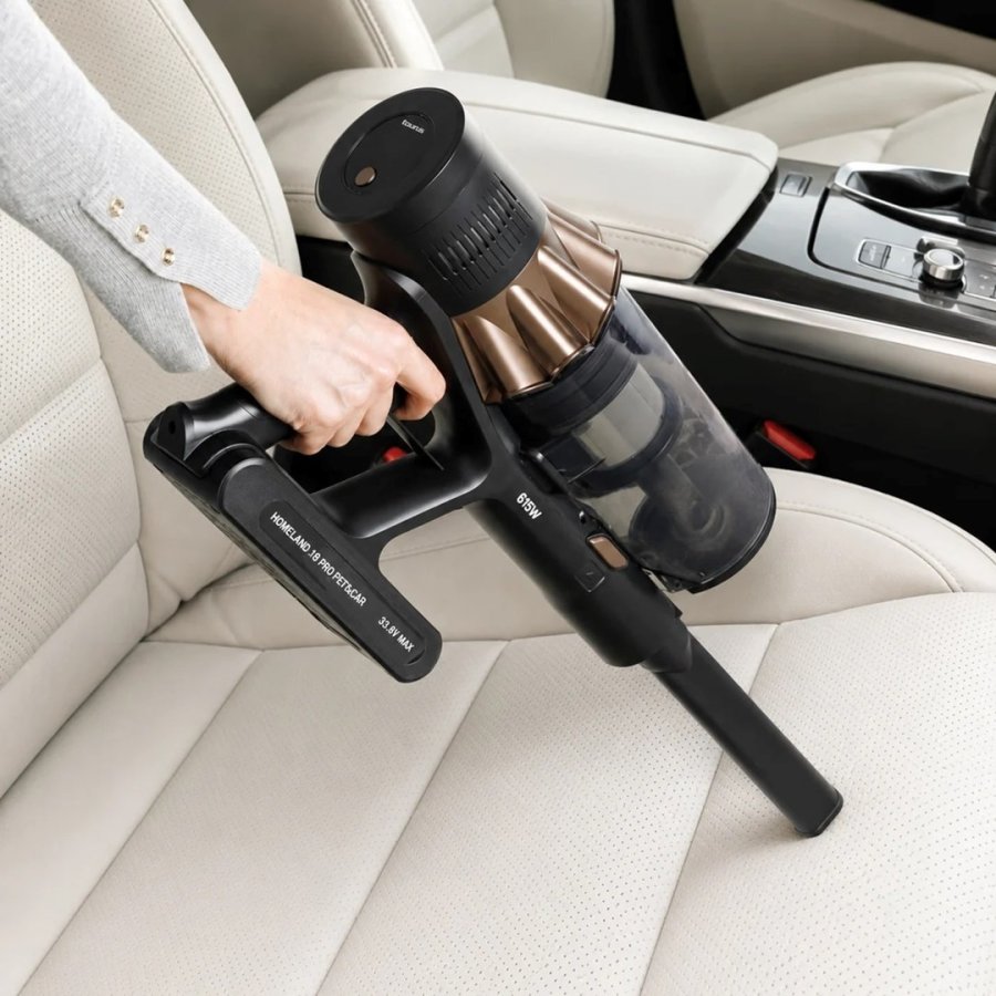 Taurus Homeland X9 Pro Pet & Car Ledningsfri stangst�vsuger Batteridrevet T�r HEPA Posel�s 0,7 l 615 W Sort, Brun 2,5 Ah #4