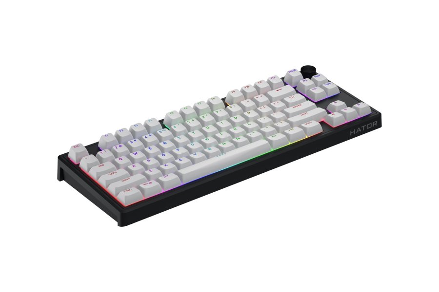 HATOR Skyfall 80 MAG ULTRA 8K tastatur Spil USB QWERTY US engelsk Sort, Hvid #4