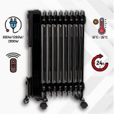Camry | Heater | CR 7810 | Oil Filled Radiator | 2000 W | Number of power levels 3 | Black #6
