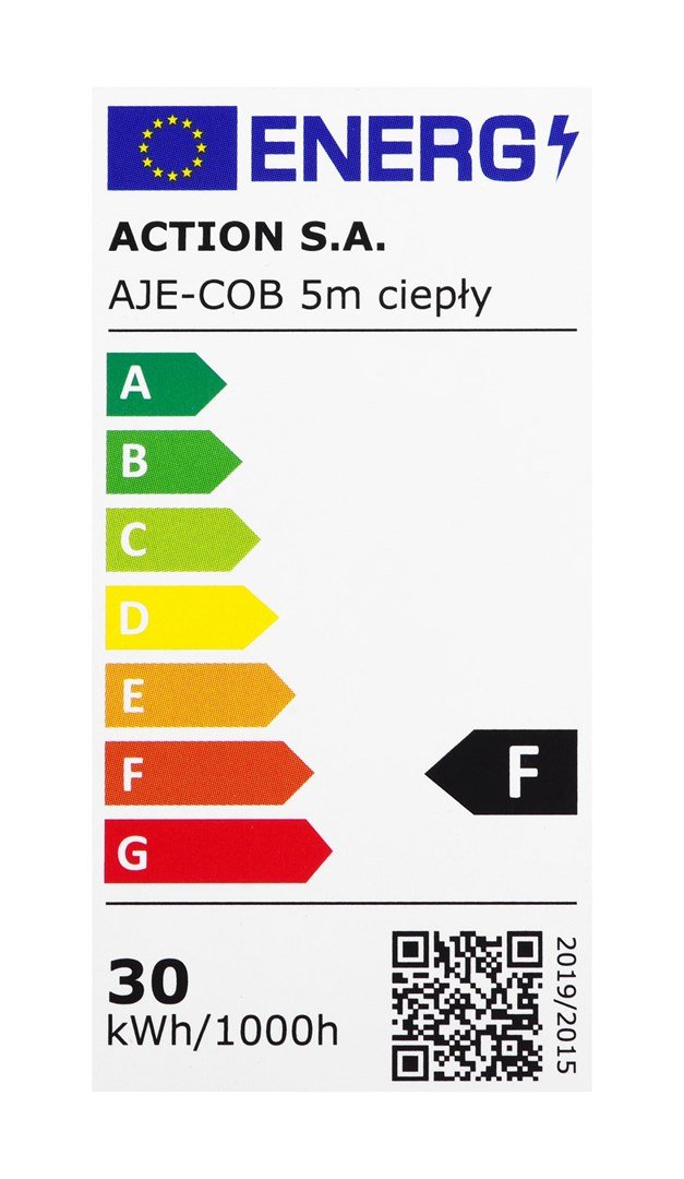 Activejet AJE-COB 5m ciep led strips Universal stribelys Indendrs #7