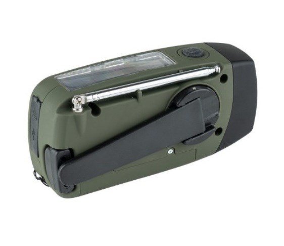 Fosco Emergency Ndradio med lys og powerbank Grn, Sort #3