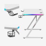 Huzaro Hero 2.5 Hvidt RGB-gamingbord #9
