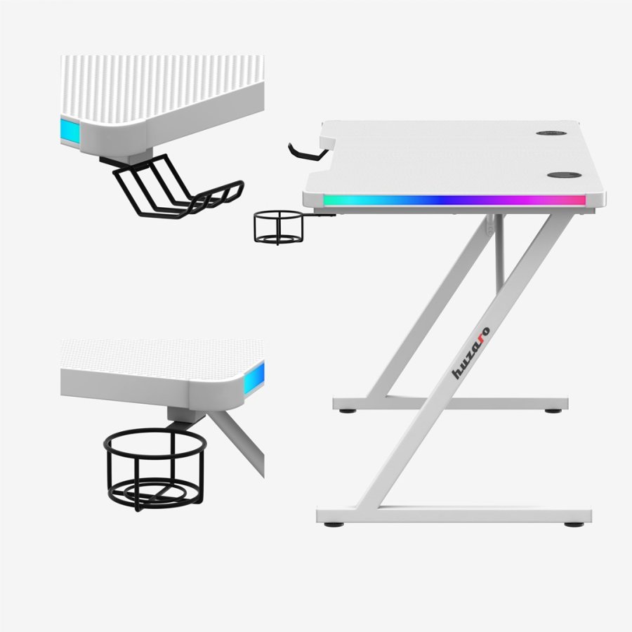 Huzaro Hero 2.5 Hvidt RGB-gamingbord #9