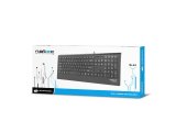 Natec multimedietastatur BARRACUDA slim USB, US-layout, sort #4