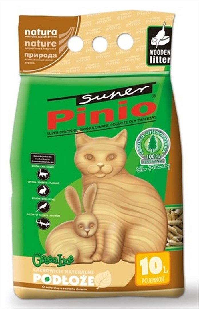 Certech Kattegrus Super Pinio Natural 10 l - Kattegrus af tr #1