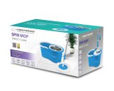 Mop with Bucket Esperanza EHS006 Bl Hvid Mikrofiber #5