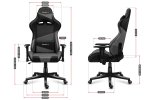 Huzaro Force 6.2 Grey Mesh gaming-stol #6
