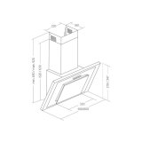 Skorstenshtte AKPO WK-4 NERO ECO 50 hvid #4