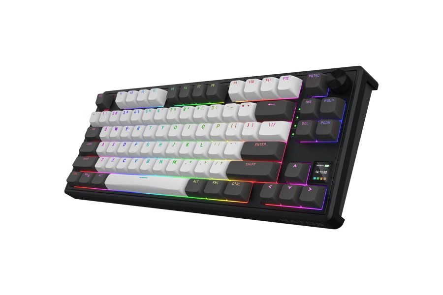 HATOR Skyfall Pro Wireless 80 tastatur Spil USB + RF Wireless + Bluetooth QWERTY US engelsk Sort, Gr� #3