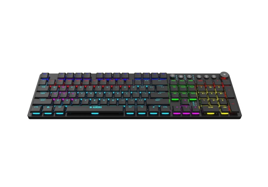 iBox AURORA K-6 tastatur Universel RF trdls + Bluetooth QWERTY Engelsk Sort #3