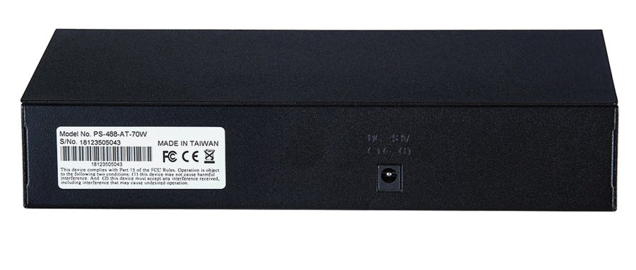 Intellinet 560764 netvrksswitch Fast Ethernet (10/100) Strm over Ethernet (PoE) Sort #5