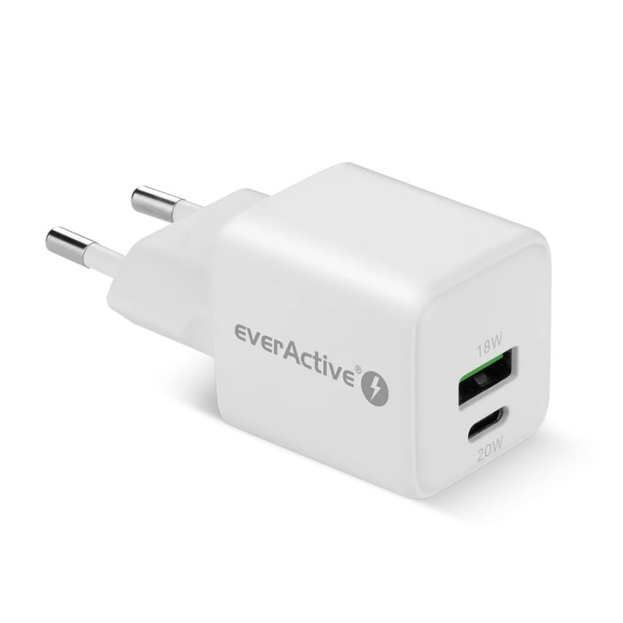 Charger 1 x USB, 1 x USB-C Quick Charge 3.0 20W white #4