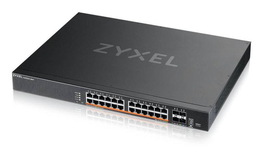Zyxel XMG2230-28HP Administreret L2/L3 2.5G Ethernet (100/1000/2500) Str�m over Ethernet (PoE) 1U Sort #1