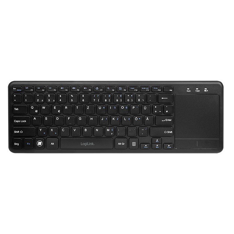 LogiLink ID0188 tastatur Hjem RF tr�dl�st QWERTZ Sort #3