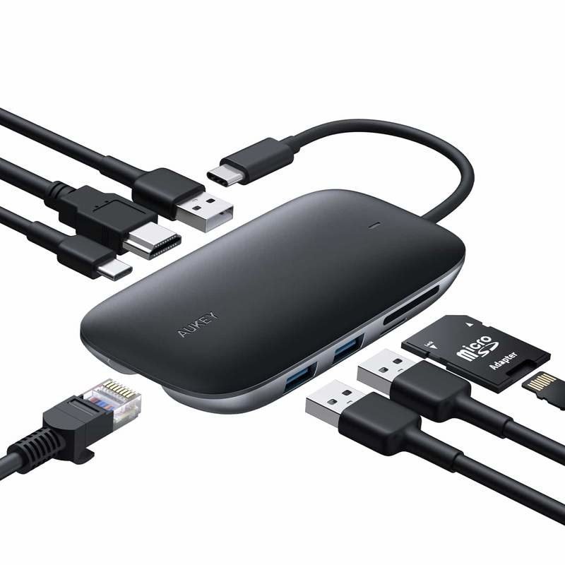 AUKEY CB-C71 dockingstation Sort #1