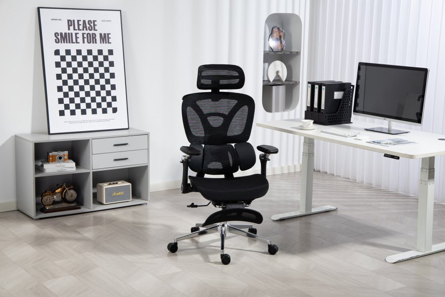 Activejet ergonomisk kontorstol YK848 sort #51