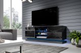 Cama QIU 160 CZARNY TV stativ & underholdningscenter 4 hylder #6