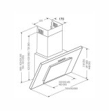 AKPO WK-4 NERO 2.0 50 GRAY/GREY GLASS T300 Linear LED/Controller Hood #7