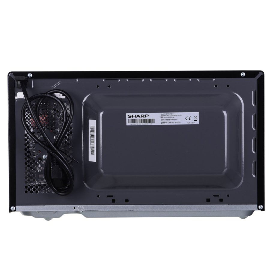 Sharp YC-MS01E-B mikroblgeovn Bordplade Solo mikroovn 20 L 800 W Sort #6