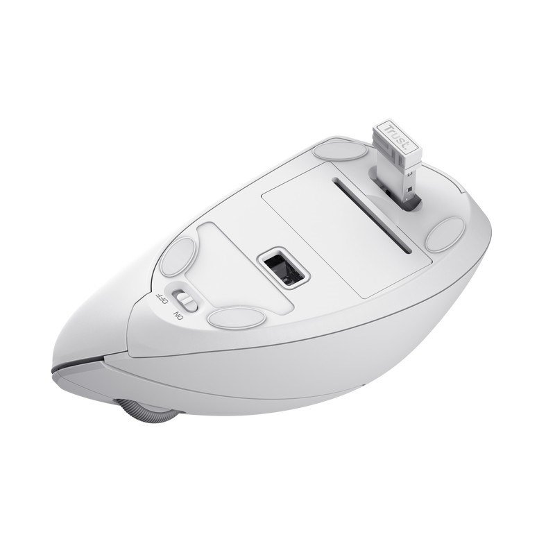 Trust Verto Vertical Ergonomisk trdls mus hvid (25132) #4