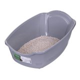 DIAMENTIQ BAYA white/light grey -  kattebakke - 55,5 x 40 x 38,7 cm #13