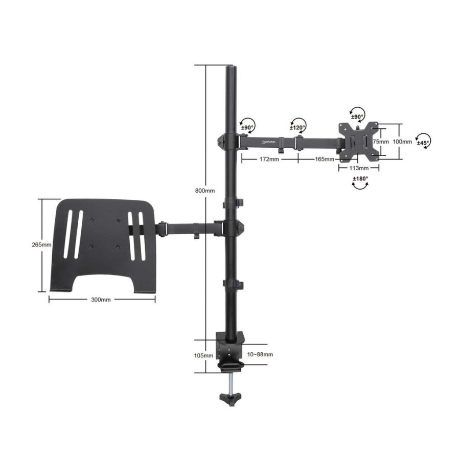 Manhattan 462136 skrmbeslag og -stativer 81,3 cm (32