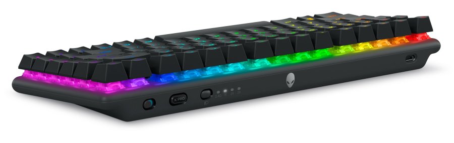 Alienware Pro Wireless Gaming Keyboard tastatur Spil USB + RF Wireless + Bluetooth Sort #6