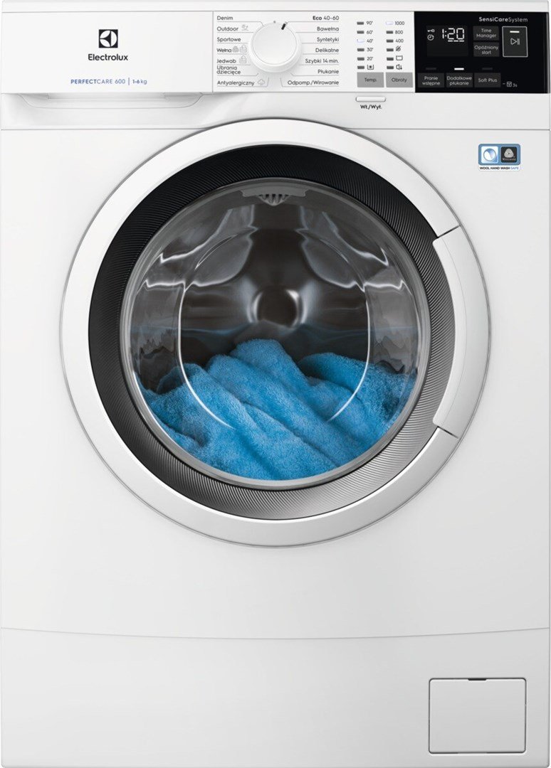 Electrolux PerfectCare 600 EW6SN406WP vaskemaskine Front-lsning 6 kg 1600 rpm Hvid #1