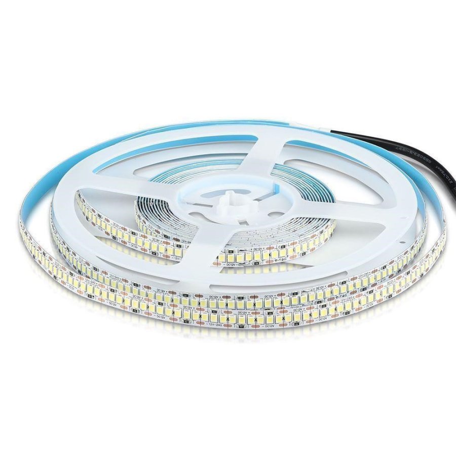 LED-strimmel V-TAC VT-2835 1200LED High Lumen SMD2835 12V IP20 20W/m 3000K 2000lm (SKU 212164) #1