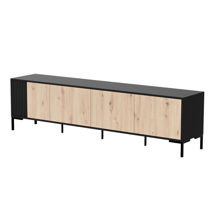 Cama MERCI RTV-skab 200 x 40 x 54 cm sort/eg artisan #1